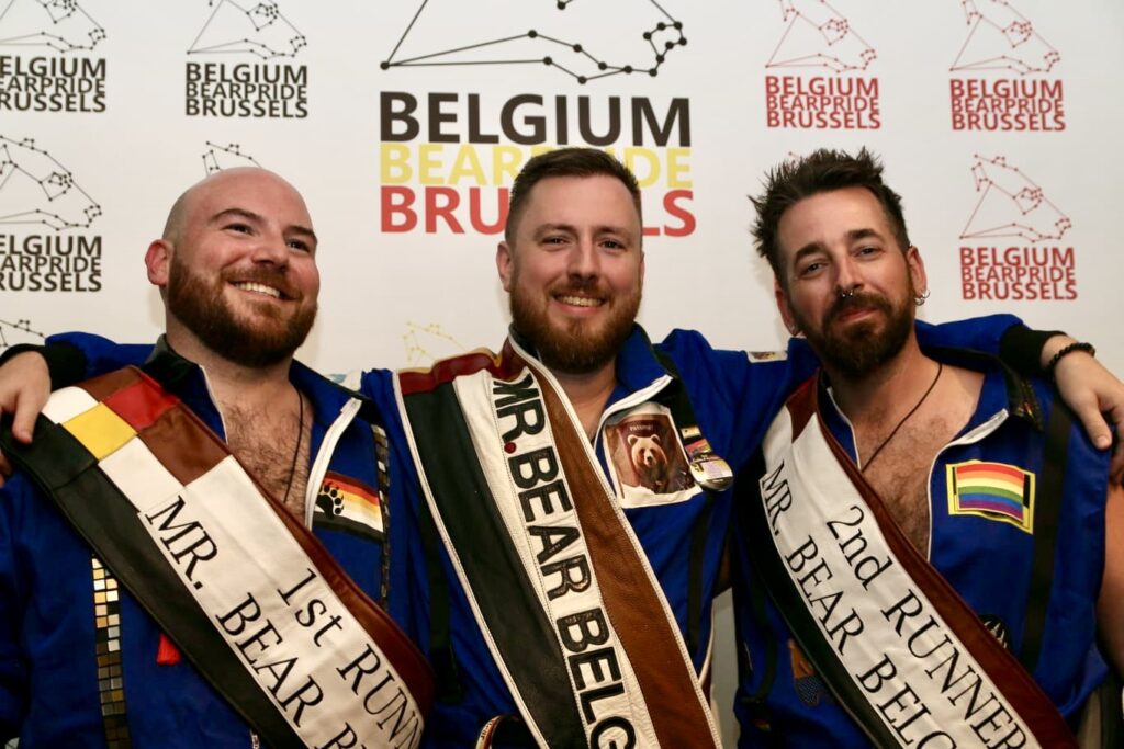 Winners mister bear 2025 Kevin mister bear Philémon first runner-up Johan second runner-up